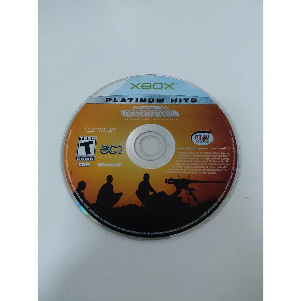 Conflict: Desert Storm Platinum Hits Game (Microsoft Xbox, 2002) - Picture 4 of 5